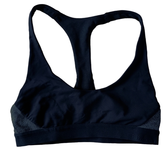 LULULEMON Box It Out Bra in Black/Heathered Black - Size 2 - Picture 3 of 8